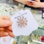 Picture of Pin Brooches Christmas Snowflake Gold Plated Clear Rhinestone 1 Piece