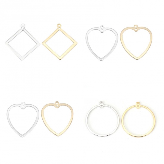 Picture of Brass Charms Heart                                                                                                                                                                                                                                            