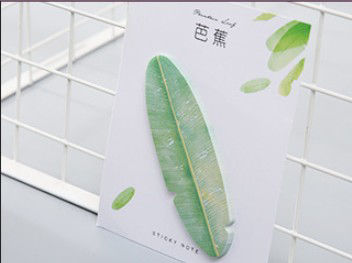 Picture of Paper Memo Sticky Note Green Leaf 11.5cm x 9cm, 1 Copy (Approx 1PCs)