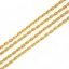 Imagen de Abierto Link Cable Cadena Aleación Chapado en Oro 3x2.5mm 10M