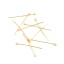 Immagine di Ottone Testa di SpilloSpilli Oro Placcato lunghezza:25.0mm 0.5mm (misura), 500 Pz