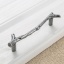 Bild von Antik Silber - Style3 Zinklegierung Griff Türgriffe für Innentüren Einlochmontage Ast Möbel zieht Schublade Türgriff Haushalts-Hardware