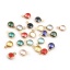 Immagine di 304 Acciaio Inossidabile Charms Tondo Oro Placcato A Random 9mm x 7mm, 10 Pz