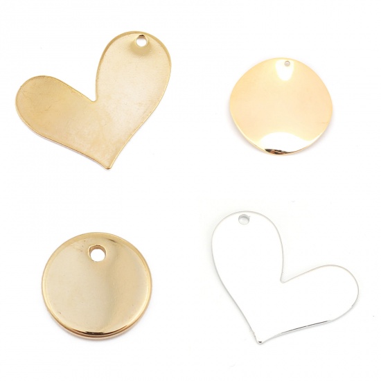 Picture of Brass Pendants Heart                                                                                                                                                                                                                                          