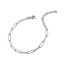 Imagen de Acero Inoxidable Excensor de Cadena Para Pulsera Collar Joyería Tono de Plata 5cm longitud, 20 Unidades