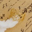 Immagine di Ottone Aperto Anello Oro Placcato Filigrana alveare 16.5mm (taglia di US: 6), 1 Pz