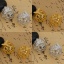 Immagine di Ottone 3D Charms alveare Tono Argento Ape Filigrana 29mm x 24mm , 1 Pz