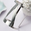 Picture of Open Arm Cuff Bangles Bracelet Silver Tone Triangle Hollow 16.3cm(6 3/8") long, 1 Piece