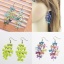 Picture of Brass Filigree Stamping Earrings Dragonfly Animal Hollow                                                                                                                                                                                                      