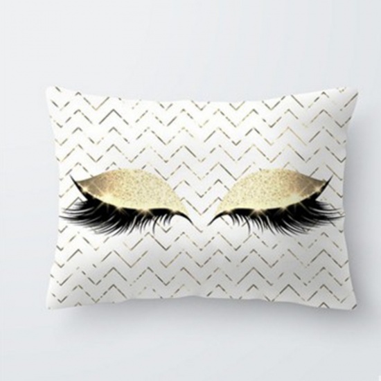 Picture of Pillow Cases Multicolor Rectangle Eye
