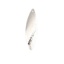 Picture of Brass Pendants Silver Tone Marquise Dot Sparkledust 34mm x 10mm, 5 PCs