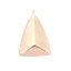 Immagine di Ottone Serie Geometry Ciondoli Oro Rosa Triangolo Trafila 41mm x 27mm, 5 Pz
