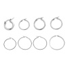 Picture of Stainless Steel Hoop Earrings Round 