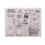 黒-シール+ナイフモデルスポットDIY透明なクリアゴムスタンプ印鑑ペーパークラフトスクラップブッキング紙カード の画像