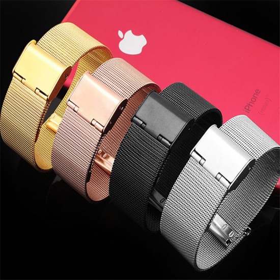 Picture of Stainless Steel Watch Bands For Watch Face Rose Gold 11cm - 7.5cm, 1 Set