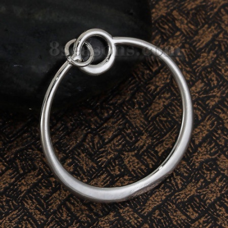 Brass Pendants Circle Ring Hollow