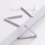 Immagine di Ottone Connettore Accessori Wishbone Tono Argento 20mm x 19mm - 20mm x12mm, 2 Pz