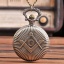 Picture of Pocket Watches Round Silver Tone Initial Alphabet/ Capital Letter Pattern 1 Piece
