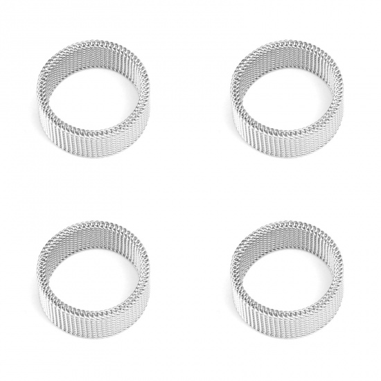 Bild von Nicht verstellbare Ringe aus rostfreiem Stahl Kreis Ring