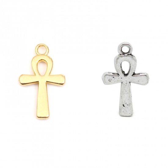 Picture of Zinc Based Alloy Easter Charms Ankh Egypt Cross 
