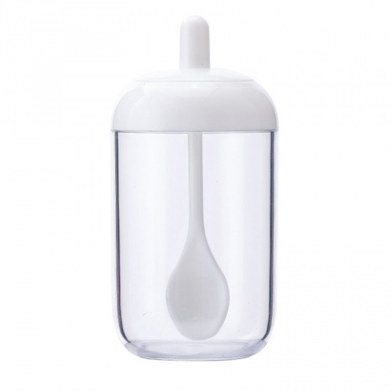 Изображение Серый - Стиль2 Креативная бутылка для хранения приправ с кухонной ложкой для выпечки