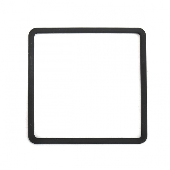 Immagine di Lega di Zinco Connettore Accessori Quadrato Colore di Zenzero 35mm x 35mm, 10 Pz