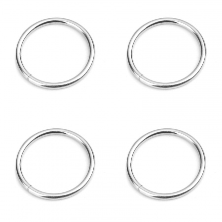 Stainless Steel Open Jump Rings Findings Circle Ring 