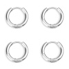 Picture of Stainless Steel Hoop Earrings Circle Ring 