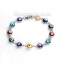 Picture of Stainless Steel Bracelets Round Evil Eye Enamel