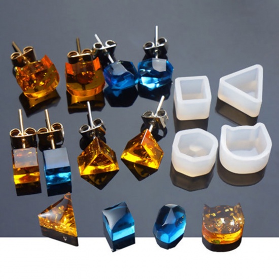 Picture of Silicone Resin Mold For Jewelry Making Cat Animal