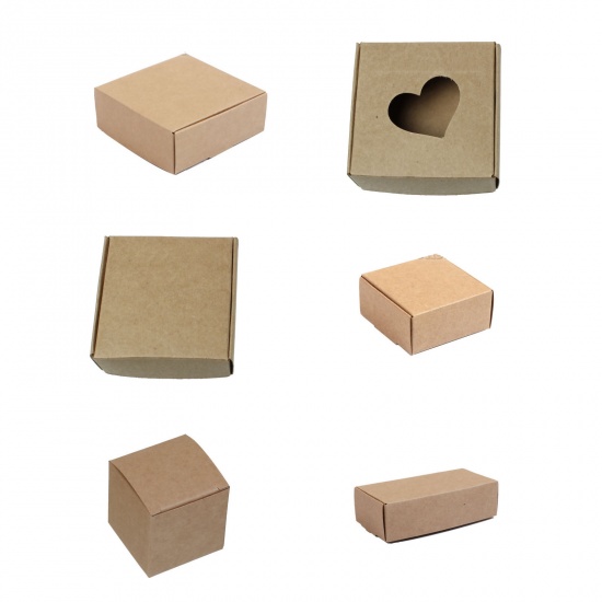 Imagen de Cajas de Embalaje Papel Coche, Rosado, 12cm x 10cm, 20 Unidades