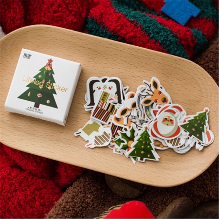 Christmas waterproof stickers DIY decoration