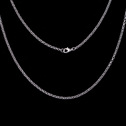 Picture of Iron Based Alloy Textured Link Cable Chain Necklace Antique Bronze 81cm(31 7/8") long, Chain Size: 5x3.2mm( 2/8" x 1/8"), 1 Set ( 12 PCs/Set)