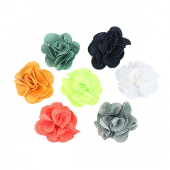 Picture of Fabric Flower For DIY Jewelry Craft At Random 