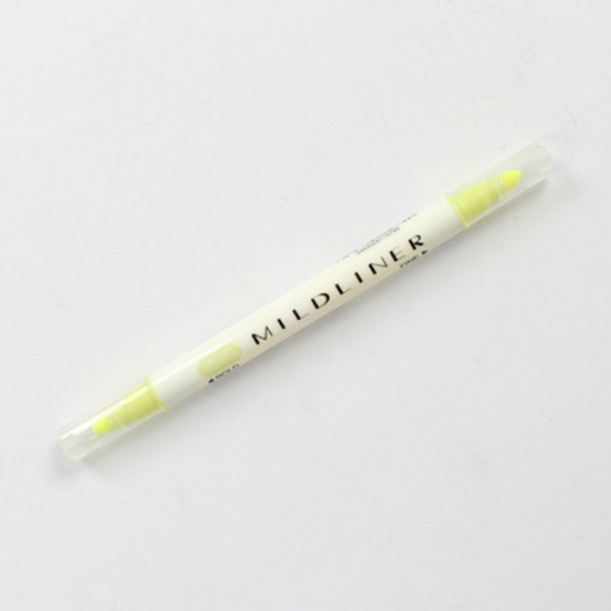 ABS 蛍光ペン 黄色 14.5cm、 1 本 の画像