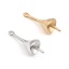 Immagine di 304 Acciaio Inossidabile Charms Cono Tono Argento W/ Loop 16mm x 6mm, 1 Pz