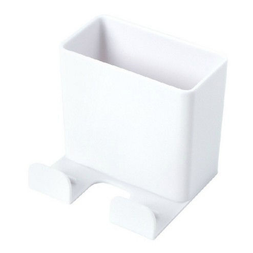 Picture of ABS Wall Mounted Storage Container Box Basket White 65mm x 60mm, 1 Piece