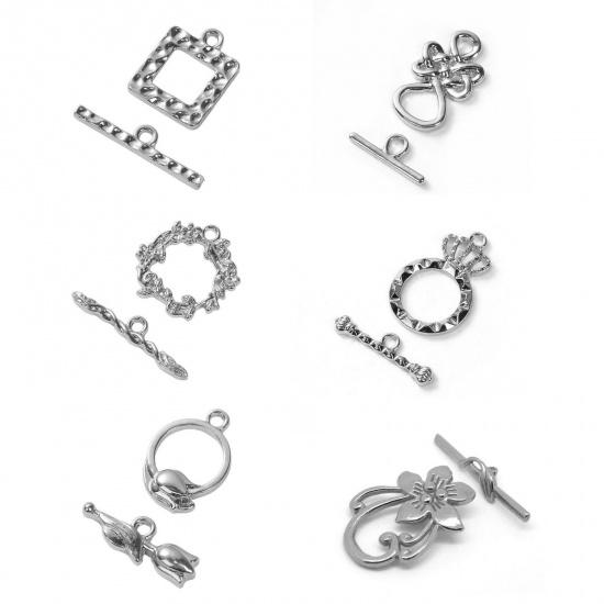 Picture of Zinc Based Alloy Toggle Clasps Round