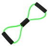 Immagine di Green - Yoga Elastic Band 8 Word Muscle Fitness Expansion Rubber Tubing Pull On Rope