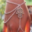 Bild von Handkette Sklavenring Armband Hamsa Symbol Hand