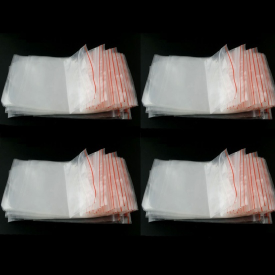 Imagen de Bolsa Ziplock Plástico Rectángulo,Transparente(Espacio Utilizable: 5cm x 4cm),6cm x 4cm 500 Unidades