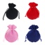Image de Sachet Pochette en Velvet avec Cordon de Serrage     
