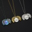 Picture of Necklace Sunflower Hidden Message " YOU ARE MY Sunshine " Can Open 