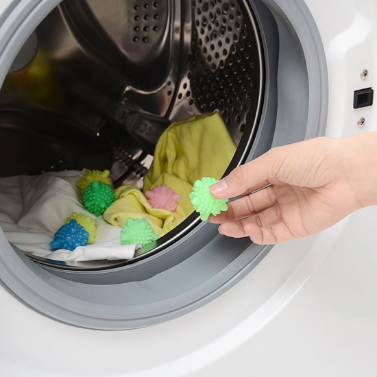 Изображение At Random - Magic Laundry Anti-winding Balls Washing Machine Accessories Detergent Washing Laundry Accessories Dryer Balls Household Washing, 10 Pcs