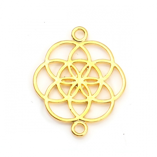 Picture of Zinc Based Alloy Flower Of Life Connectors 
