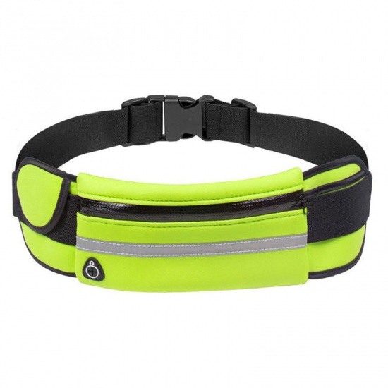 Immagine di Neon Green - Sport Wasit Pack Waterproof Running Belt Expanable Fanny Pack For All Kinds Of Cell Phones
