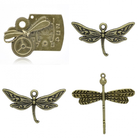 Picture of Zinc Based Alloy Pendants Dragonfly Animal 