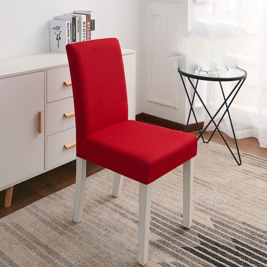 Immagine di Copertura della sedia Bianco di Latte Elastico 58cm - 42cm, 1 Pz