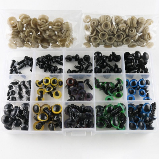 Immagine di Mixed - 150pcs Plastic Toy Doll Making Craft Eyes