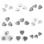 Picture of Zinc Based Alloy Spacer Beads Heart Bear Paw Print